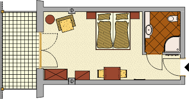Beispiel Skizze Zimmer